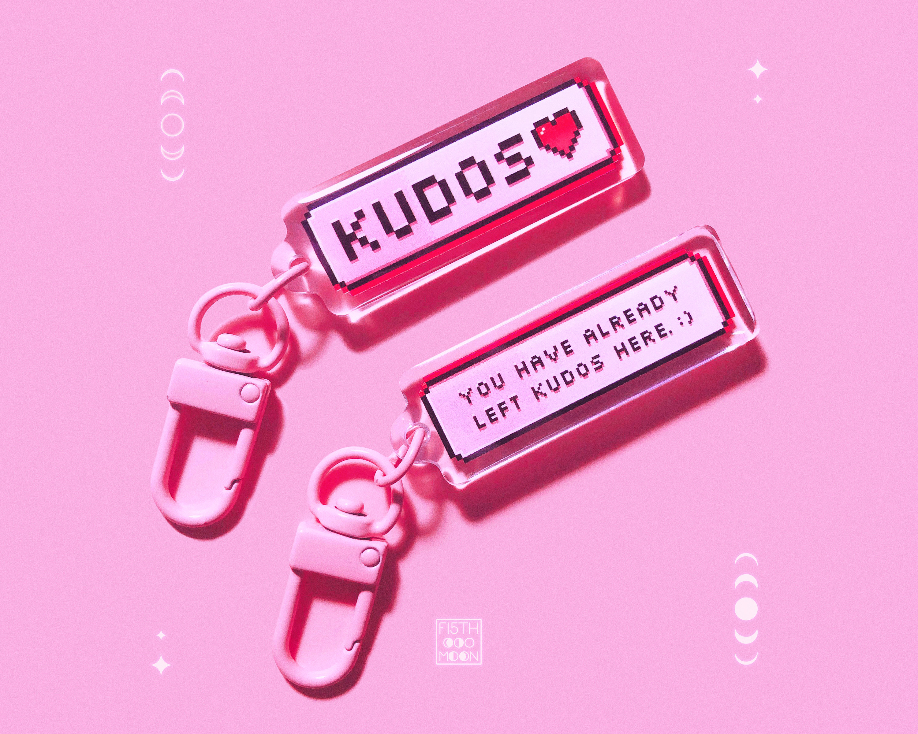 You Have Already Left Kudos Here: AO3 Kudos Reversible Acrylic