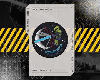 Zeon Commencement: Operation British Screenprinted Patch