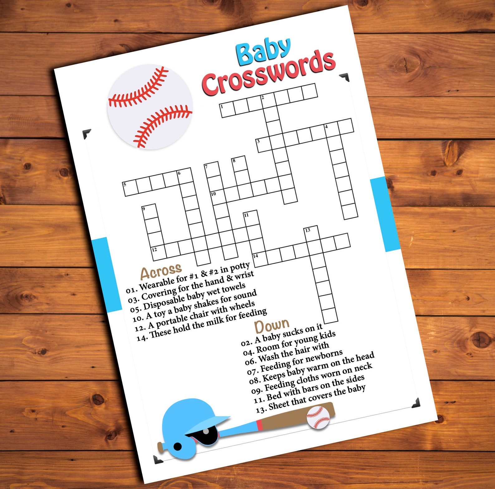 Baseball Baby Shower Games, Baseball Themed Baby Shower, 10 Printable ...