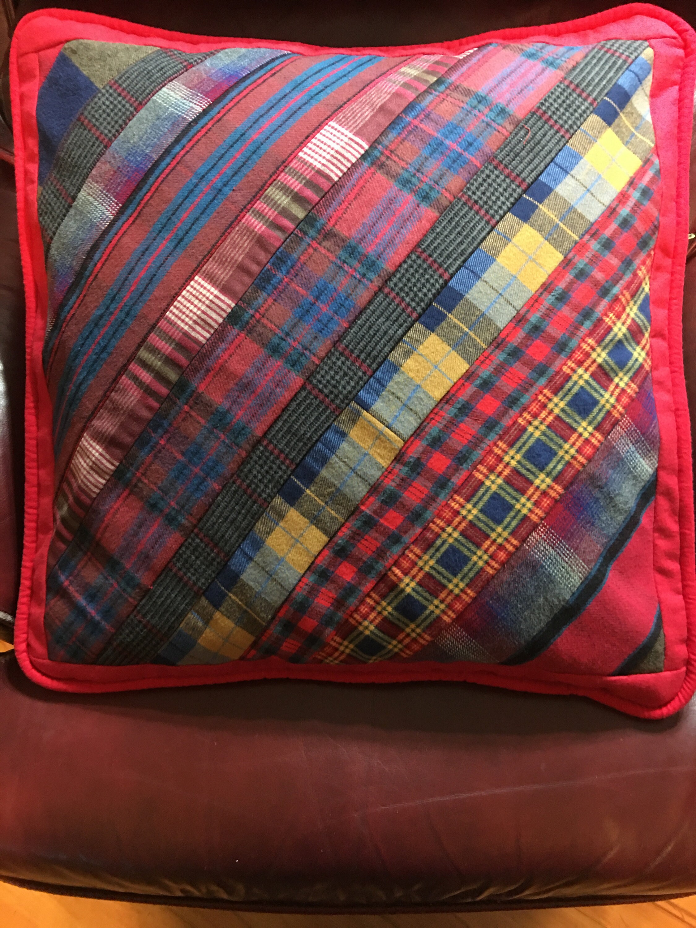 New Handmade Plaid Flannel pillow sham / case 20x20 Etsy