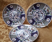 Imari Ware Japan plates x3