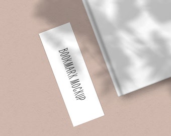 Download Bookmark Mockup Etsy