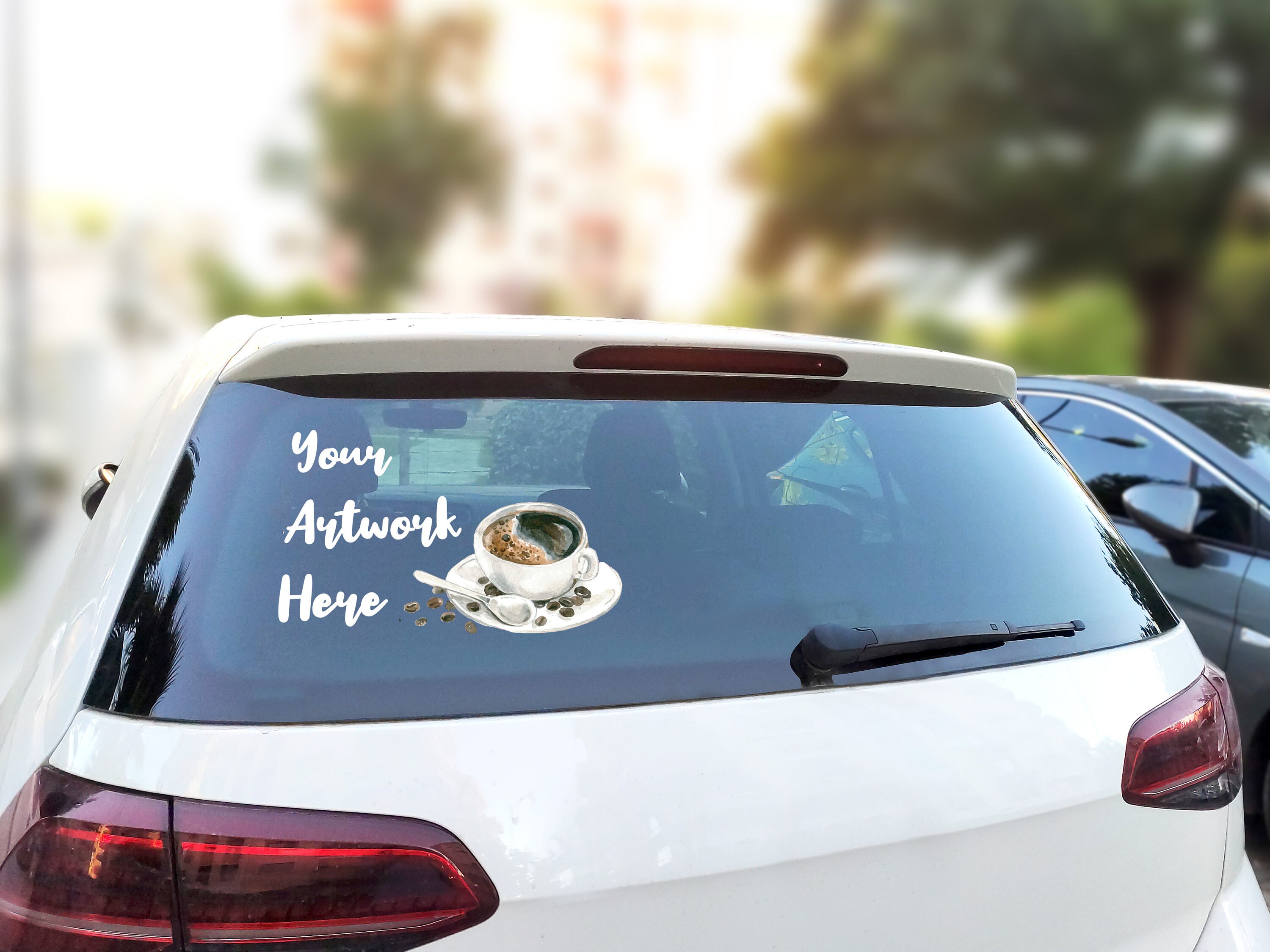 Download Car Decal Mockup Vinyl Mockup Svg Mock Up Car Sticker Etsy