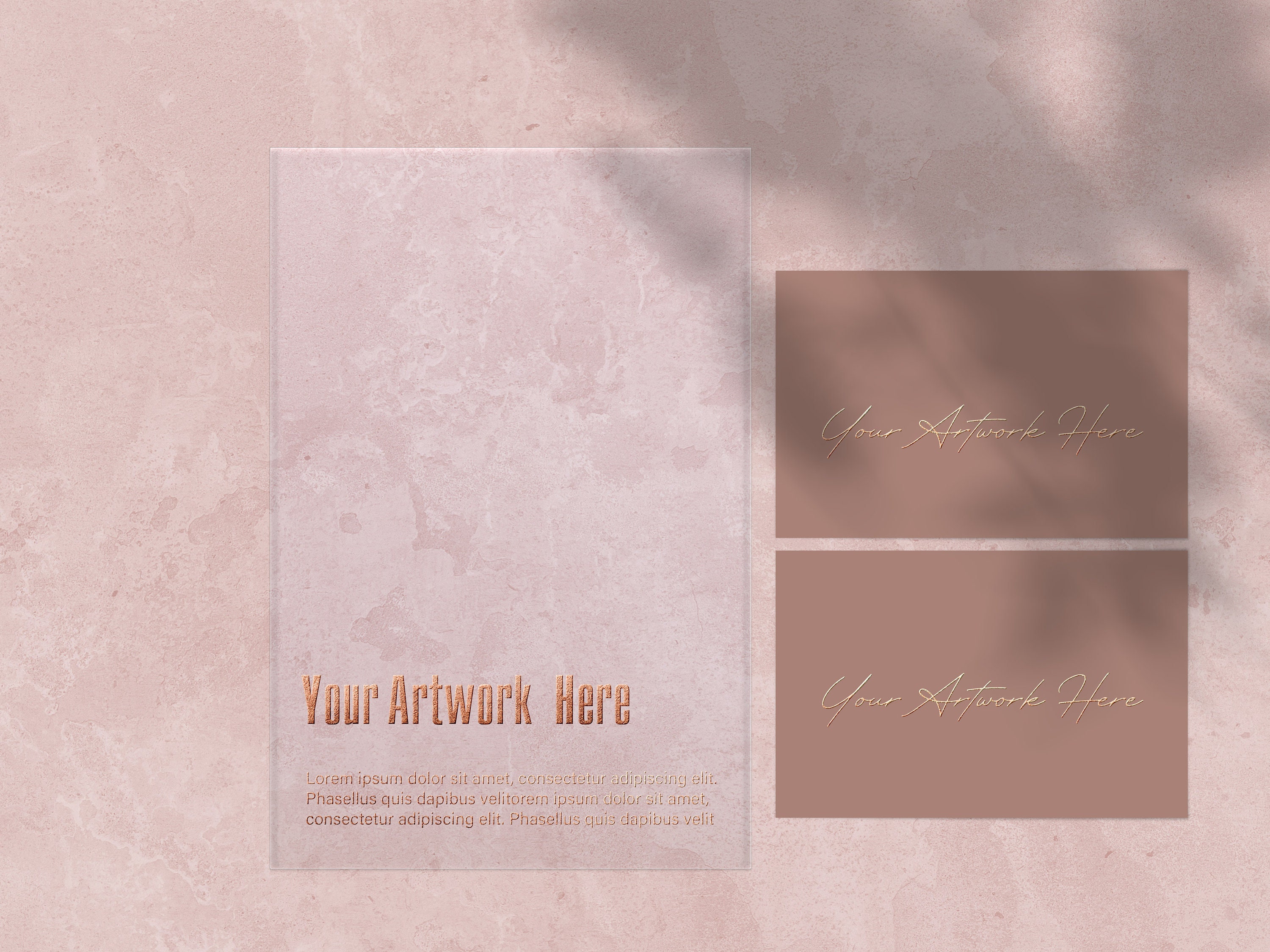 Download Acrylic Wedding Card Mockup Jpg Psd Digital Instant Etsy