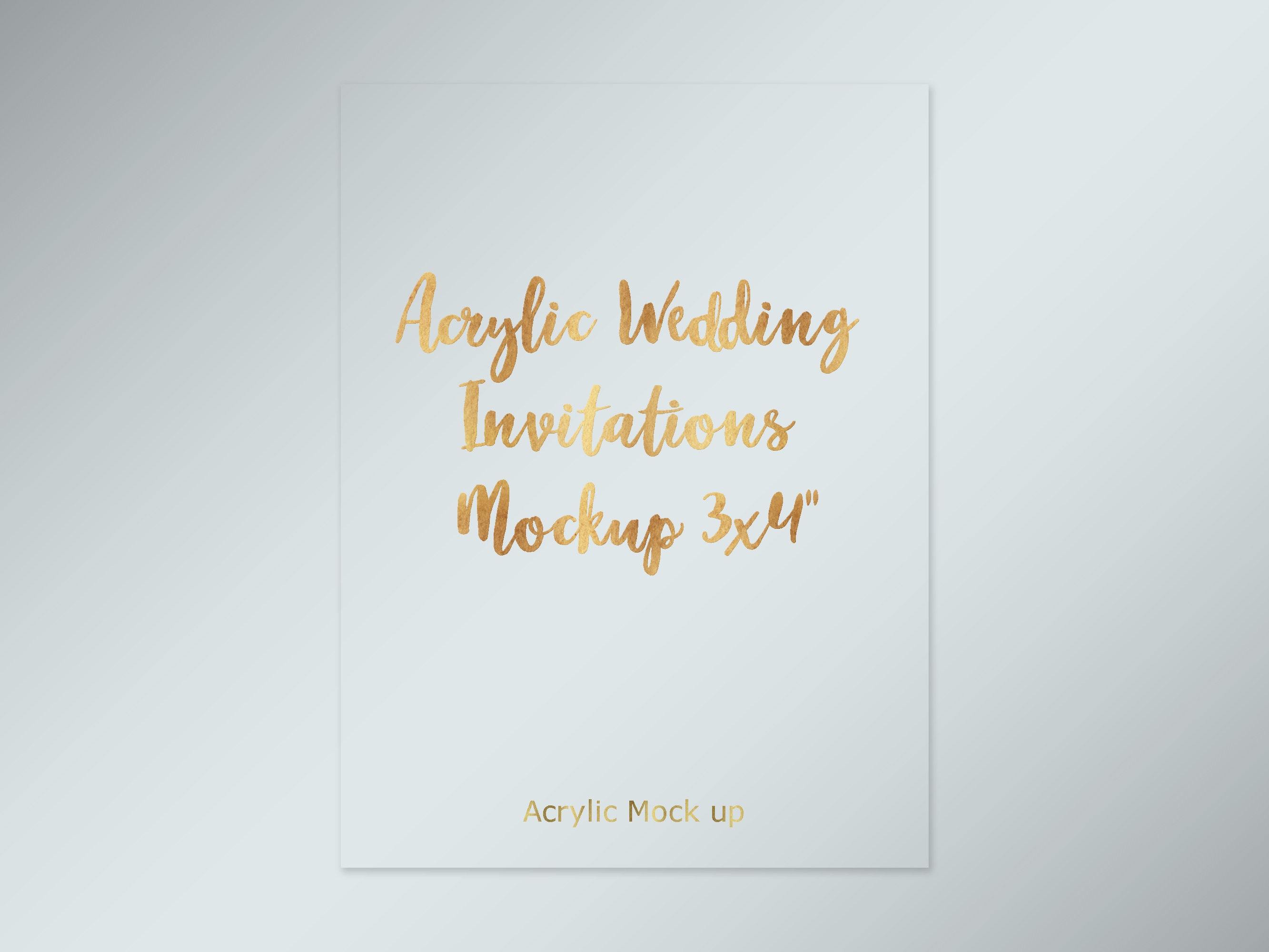 Invitation Mockup Transparent Mockup Blank Acrylic Wedding Etsy Australia