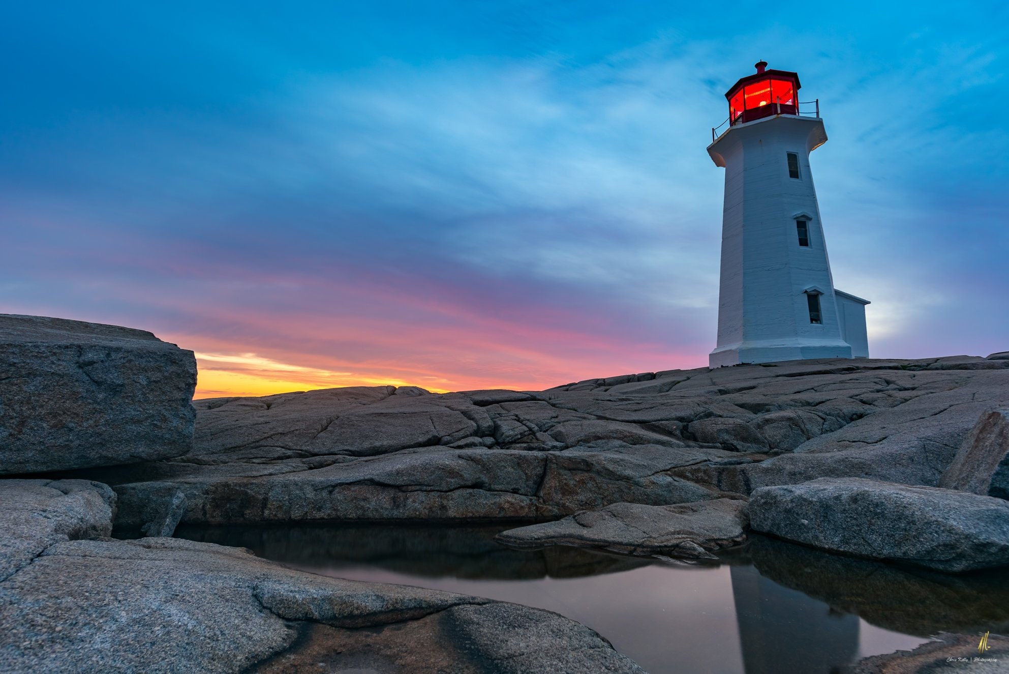 Fine Art Photo Print of Sunrise at Peggy's Cove Nova Scotia in 12x18 ...