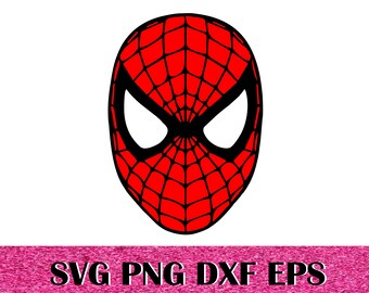 Spiderman face | Etsy