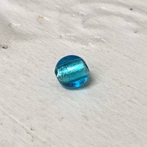 Murano 8mm Beads,Bright Blue Glass Bead,Italian Beads,Murano Beads,Italian Glass,Venetian Beads,Murano Glass,Sommerso Bead,Loose Beads