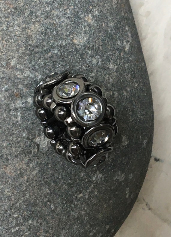 Cocktail Ring,Statement Ring,Crystal Cocktail Rin… - image 3