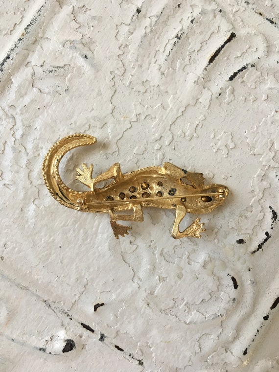 Vintage Tara Lizard Brooch Lapel Pin,Lizard Brooc… - image 7