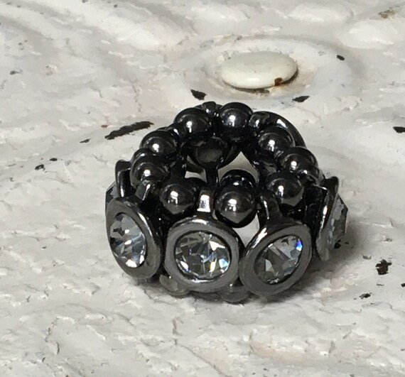 Cocktail Ring,Statement Ring,Crystal Cocktail Rin… - image 2