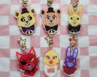 FNAF Keychain Charms! | Five Nights at Freddy's