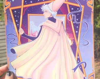 witch hat atelier | qifrey print | 8.5 x 11 in | fantasy wizard illustration