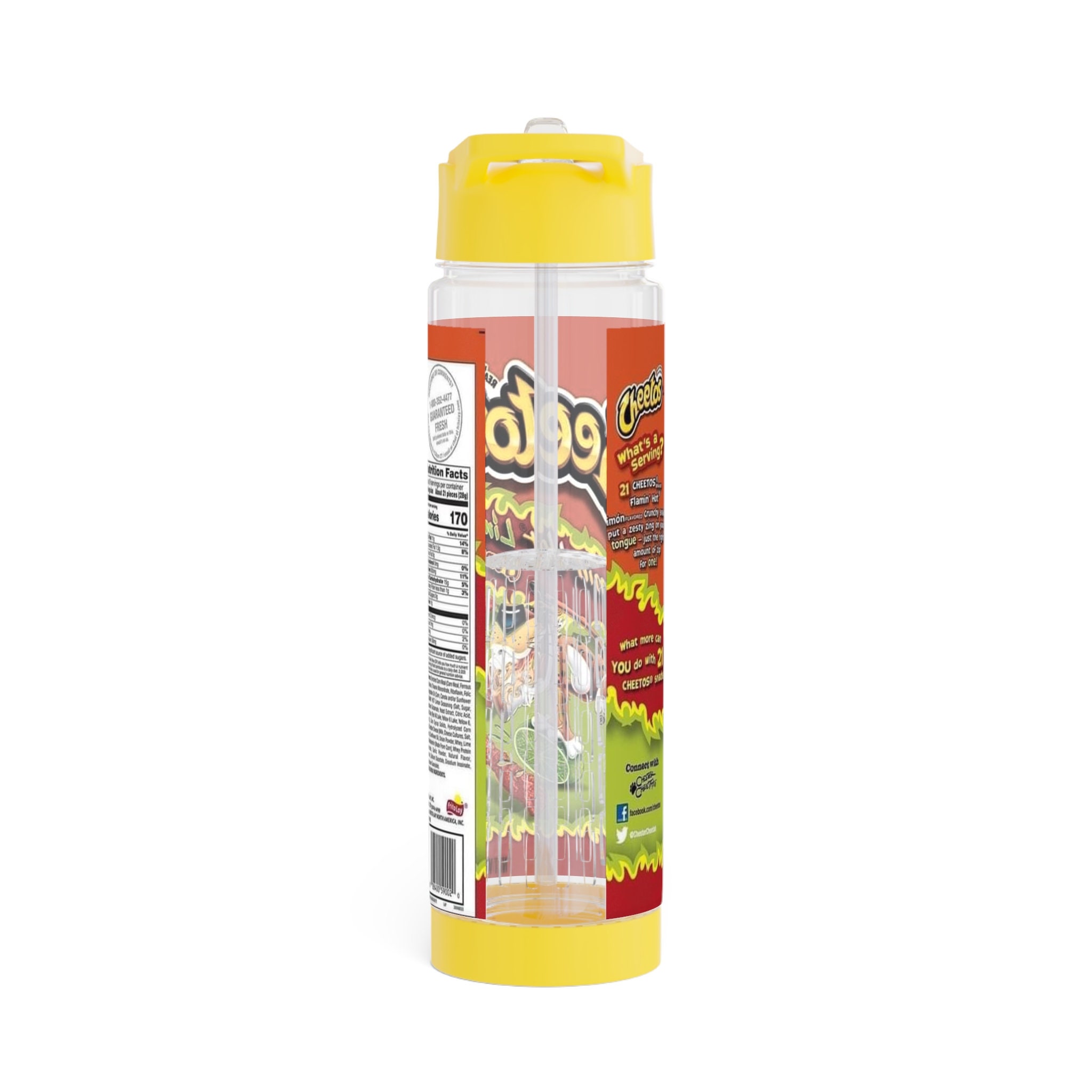 Flamin Hot Cheetos Infuser Water Bottle Etsy