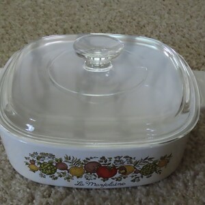 French Spice Spice of Life Casserole with Lid Corning Ware