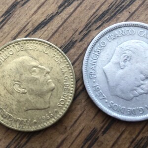 European coins.Spain,Greece and Italy