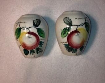 Salt and Pepper Shakers, Old Pottery