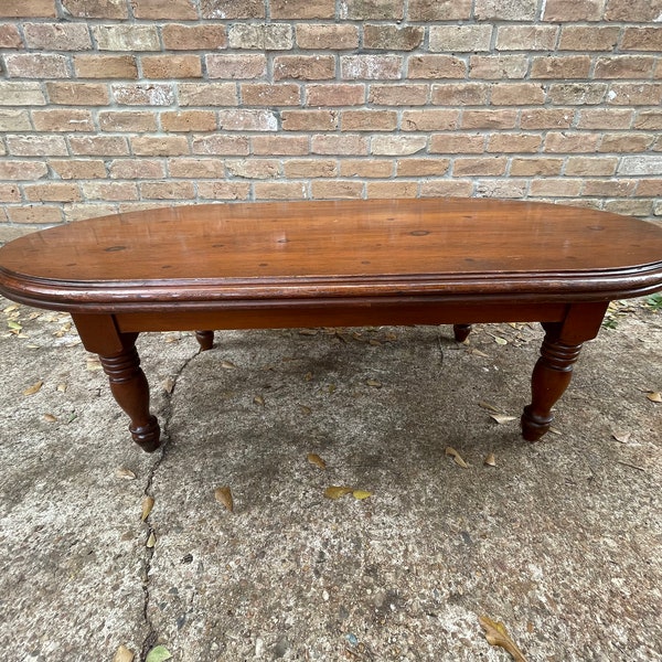 Vintage Ethan Allen Coffee Table Etsy