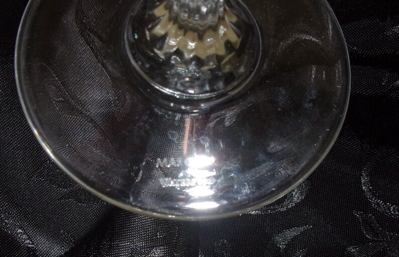 Traditional Holiday Glasses, Iced Beverage markham Crystal. Rare 8 3/8 In. Tall and Holds 17 Ozs