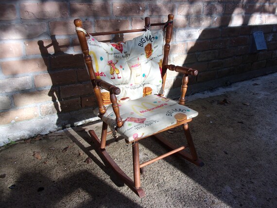 childs wooden rocking chair for sale
