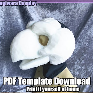 DIGITAL Parrot Foam Base Pattern/Template for Fursuits - PDF Download