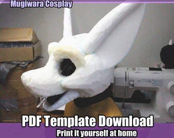 DIGITAL Dragon Foam Base Pattern/Template for Fursuits - PDF Download
