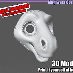 Pferd 3D-Modell STL Fursuit Head Base für den 3D-Druck