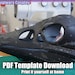 DIGITAL Foam Crow Skull Base for Fursuits - PDF Download