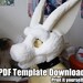 DIGITAL Angel Dragon Foam Base Pattern/Template for Fursuits - PDF Download