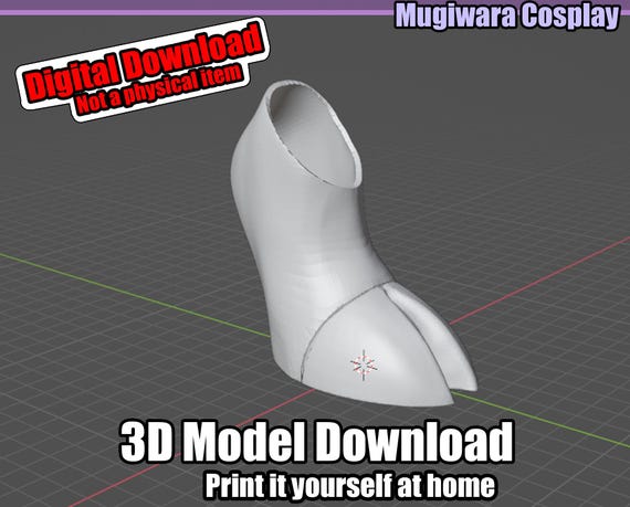 Hooved Fursuit Feet STL File for 3D-printing
