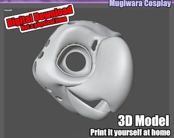 Parrot Macaw 3D-model STL Fursuit Head Base for 3D-printing