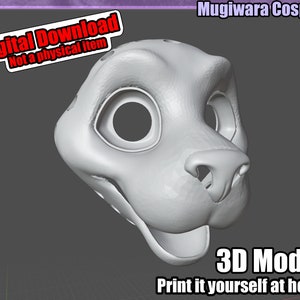 3Dプリント用ビッグキャット3DモデルSTLファースーツヘッドベース