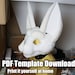 DIGITAL Bat Foam Base Pattern/Template for Fursuits - PDF Download