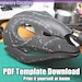 DIGITAL Foam Deer Skull Base for Fursuits - PDF Download