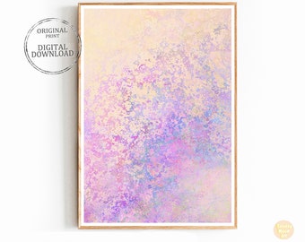 Abstract print Printable wall art print Purple Modern wall art Printable poster Large wall art Boho wall art Boho decor Digital download