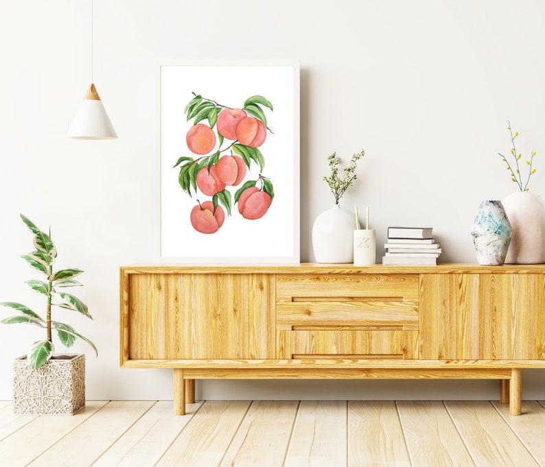 Botanical prints Printable poster Kitchen wall decor Fruit art prints Large Wall art, Poster Art prints Boho wall art, Digital download image 3