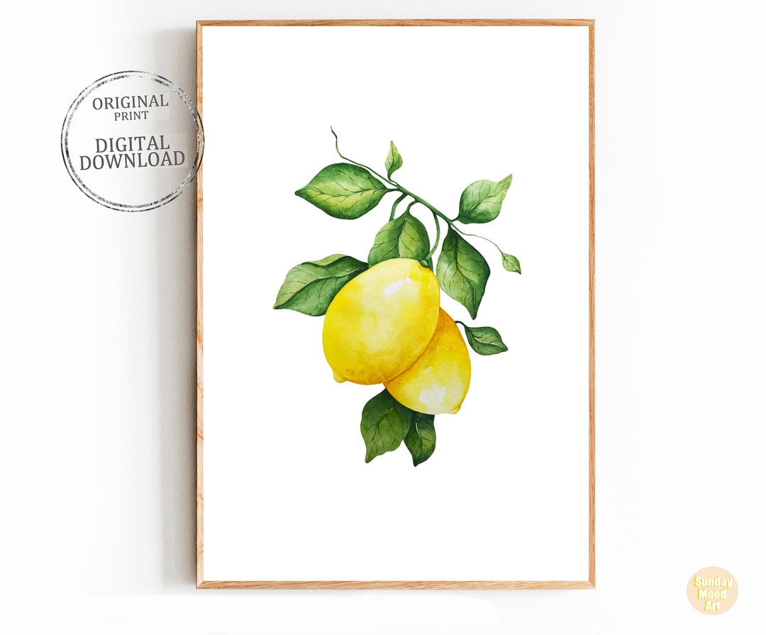 Botanical Prints Printable Poster Kitchen Wall Decor Farmhouse Decor ...