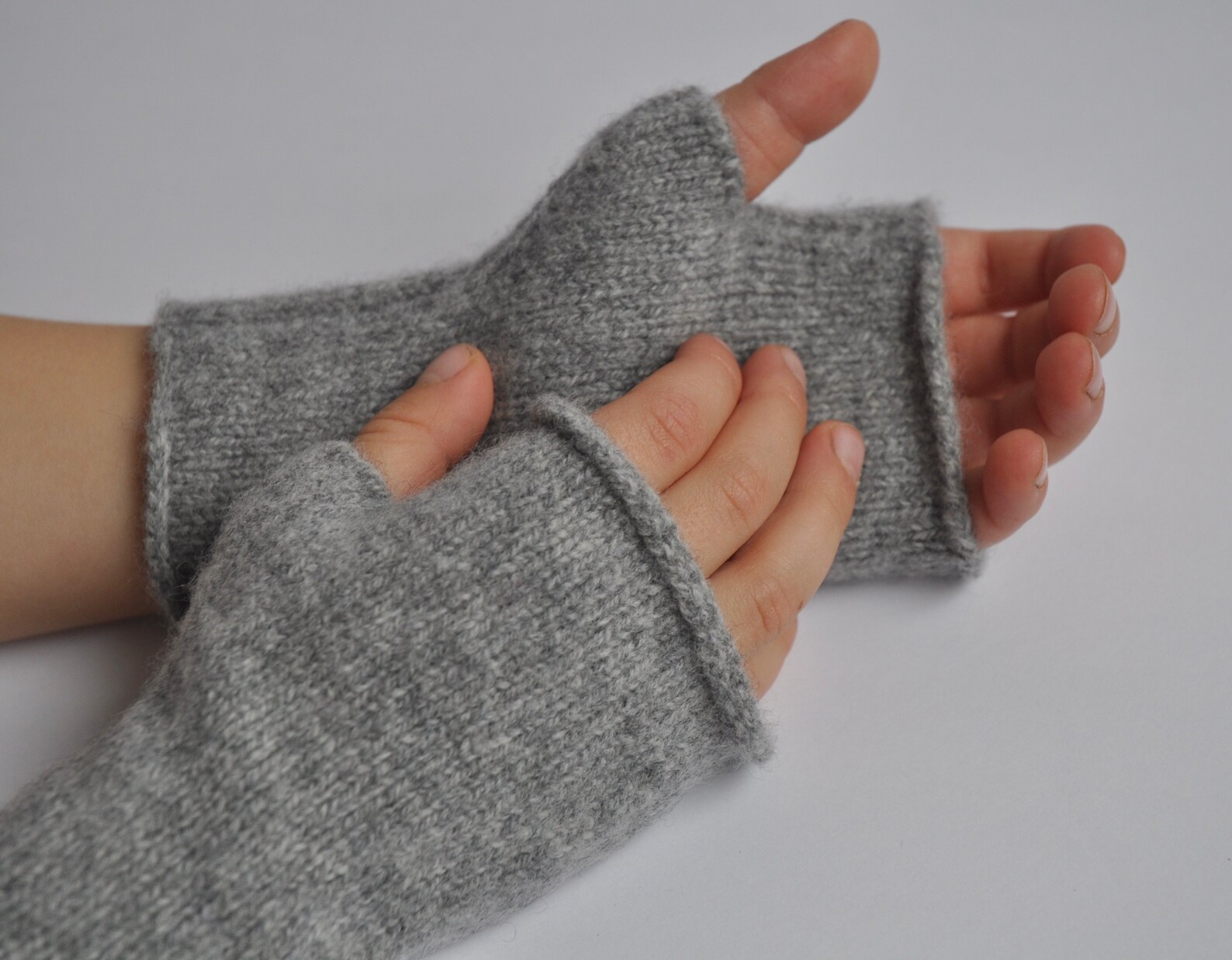 Kids Fingerless Gloves Etsy