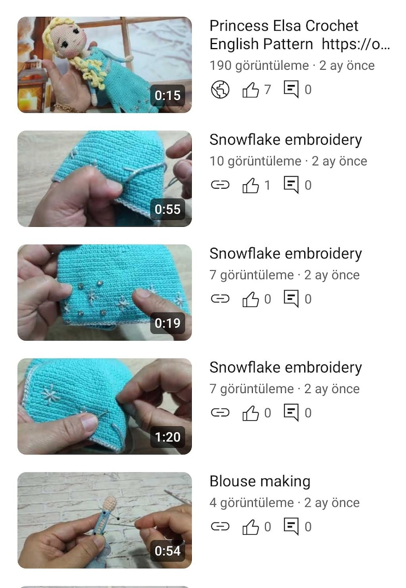 Helpful videos for Elsa Doll preparation 📸