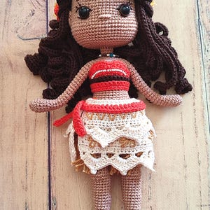 Moana Crochet Doll
Amigurumi Moana Pattern – PDF with Photo & Video Tutorial