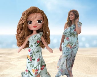 Custom Crochet Portrait Doll: Look Alike Amigurumi Couple Gift