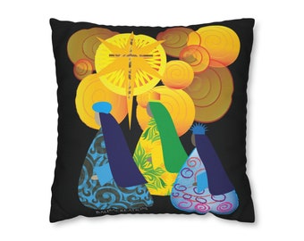 Reyes y Estrella Square Pillow Case        (Spun Polyester)