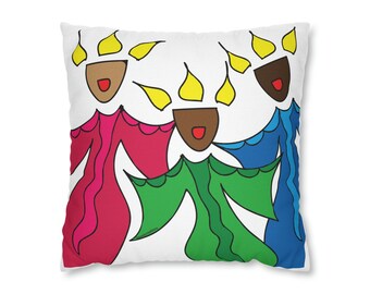 Reinas Vejigantes    Square Pillow Case (Spun Polyester)