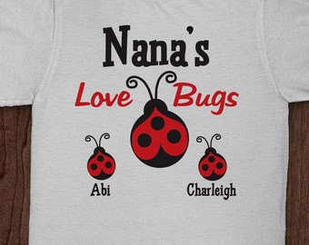 Custom T-shirt - "Love Bugs" - Personalized