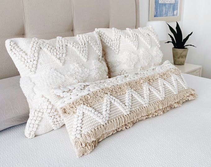 Kim Seybert Hand Beaded Pillows Etsy