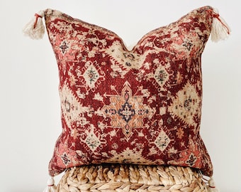 vintage pillow turkish pillow kilim pillow cover bohemian pillow E1321 kilim cushion cover 18x18 kilim pillow decorative pillow