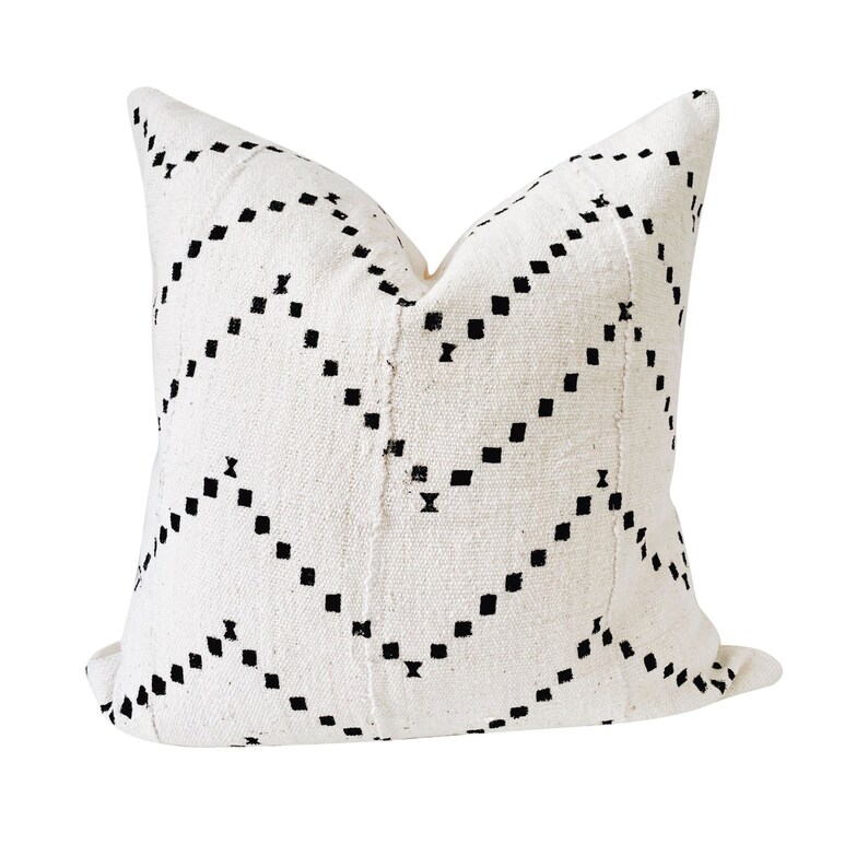 Mudcloth Pillow Vintage African Mud Cloth Throw Pillow Cover Etsy