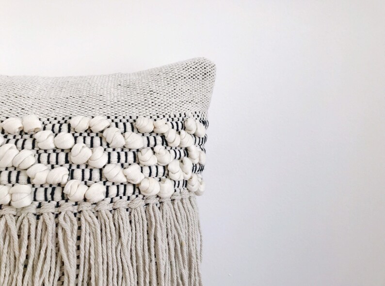 Bohemian Pillow Cover Boho Throw Pillow Cover 18x18 Neutral Etsy