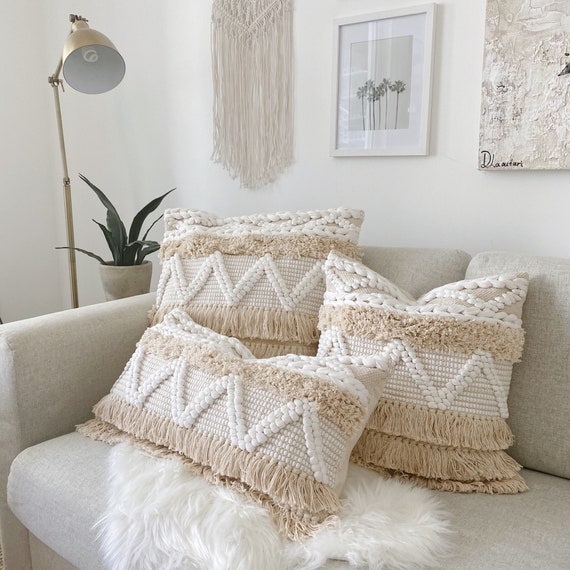 Bohemian Fringe Throw Pillow Bohemian Fringe Throw Pillow