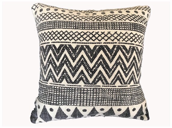 Handwoven Bohemian Pillow Boho Throw Hand Woven Boho Throw Pillow